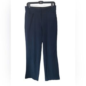 Briggs New York navy mid rise trouser‎ dress pants size 8